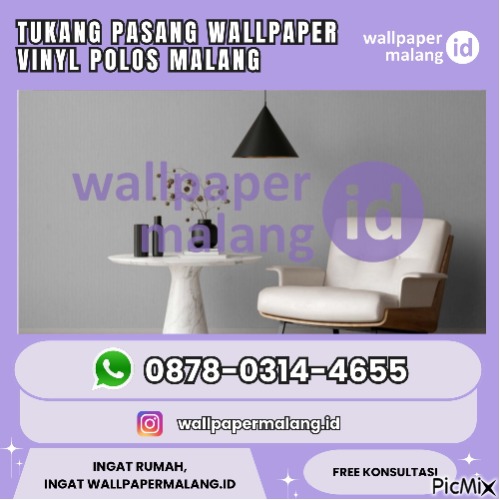 TUKANG PASANG WALLPAPER VINYL POLOS MALANG - gratis png