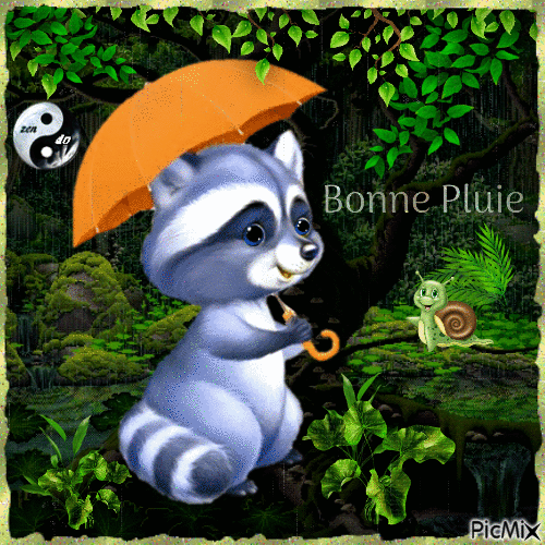 ✦ Bonne pluie - Δωρεάν κινούμενο GIF