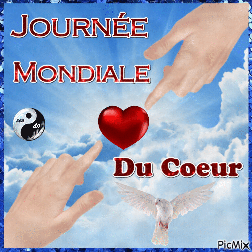 Journée Mondiale Du Coeur - Бесплатный анимированный гифка