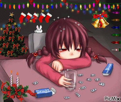Christmas Madotsuki - Bezmaksas animēts GIF