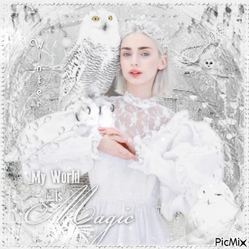 White Ice Queen - Free animated GIF