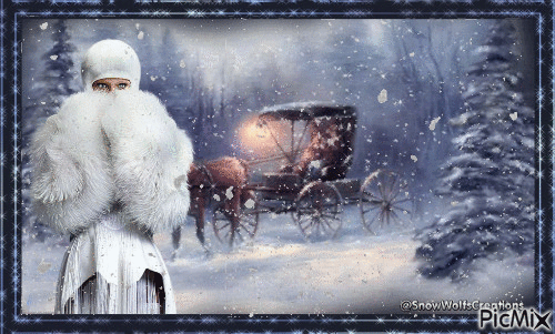 Winter Scene - Бесплатни анимирани ГИФ