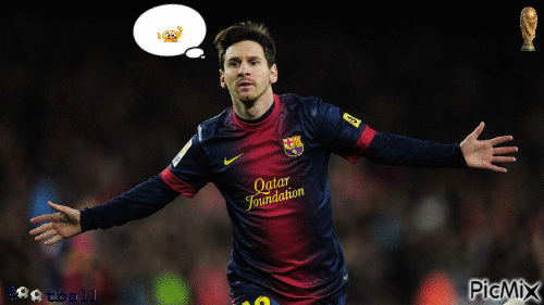 Leo Messi - GIF animado gratis