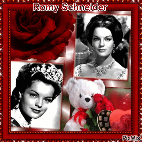 Romy Schneider - GIF animé gratuit