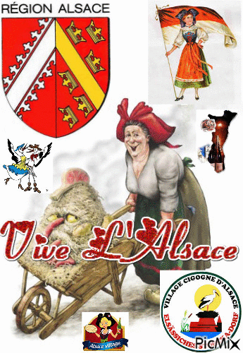 Vive l'Alsace ;) :) - Бесплатный анимированный гифка