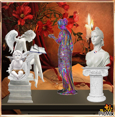 Concours "Statuettes animées" - Бесплатный анимированный гифка