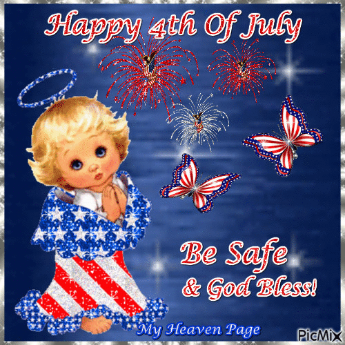 Happy 4th Of July - GIF animado gratis