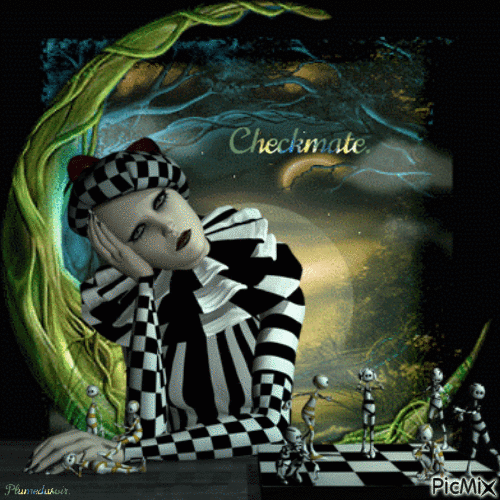 Fantaisie échecs. - GIF animado grátis