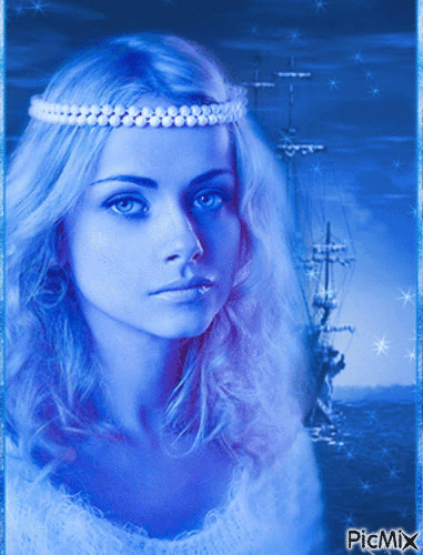 perles bleues - Ingyenes animált GIF