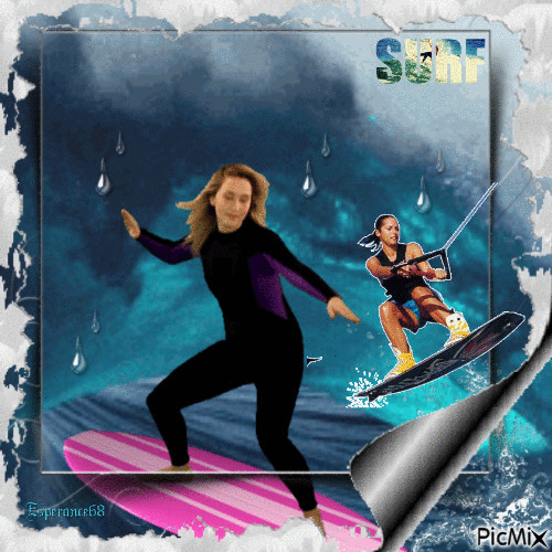 Surfing (concours) - Bezmaksas animēts GIF