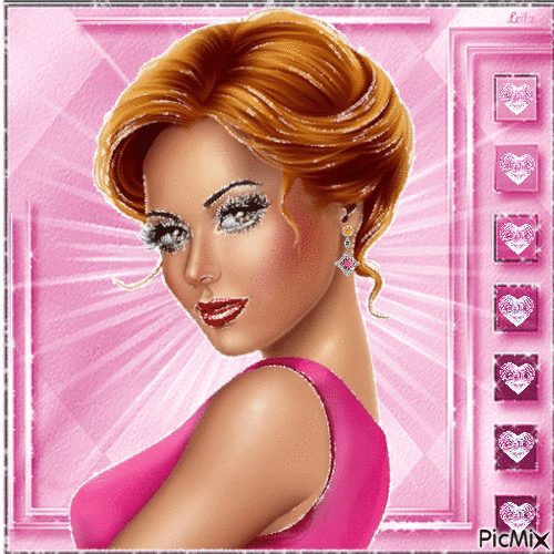 Lady Pink - Ücretsiz animasyonlu GIF