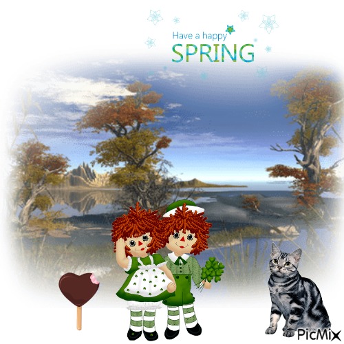 Have A Happy Spring - ilmainen png