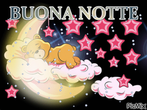 BUONA NOTTE - Darmowy animowany GIF