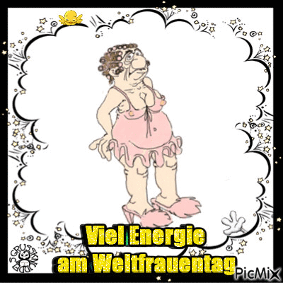 Weltfrauentag - Animovaný GIF zadarmo