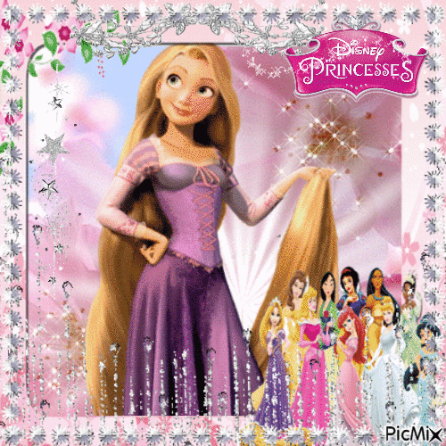 Princess Rapunzel - Ingyenes animált GIF