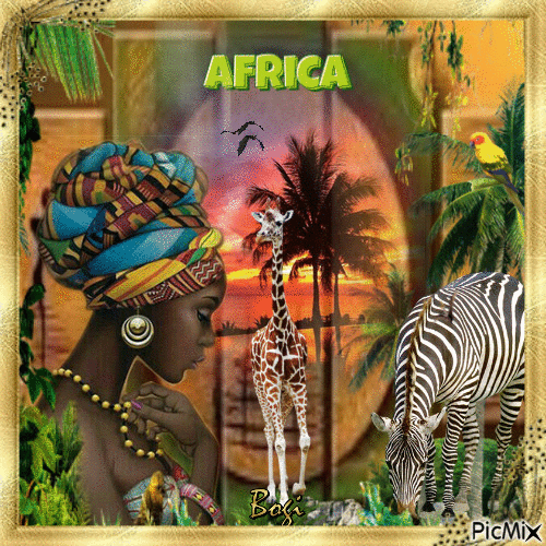 Beautiful Africa... - 無料のアニメーション GIF