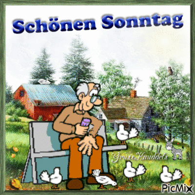 Schönen Sonntag - Bezmaksas animēts GIF