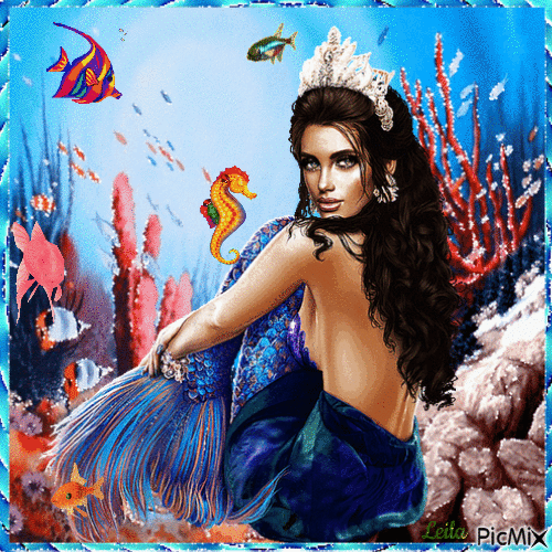 Mermaid 5 - GIF เคลื่อนไหวฟรี