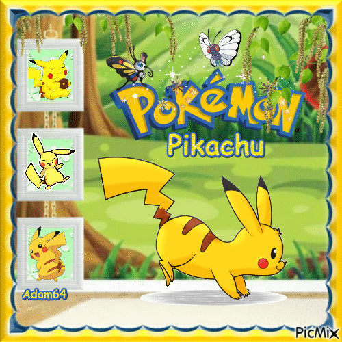 Pokémon  (Pikachu) contest - GIF เคลื่อนไหวฟรี