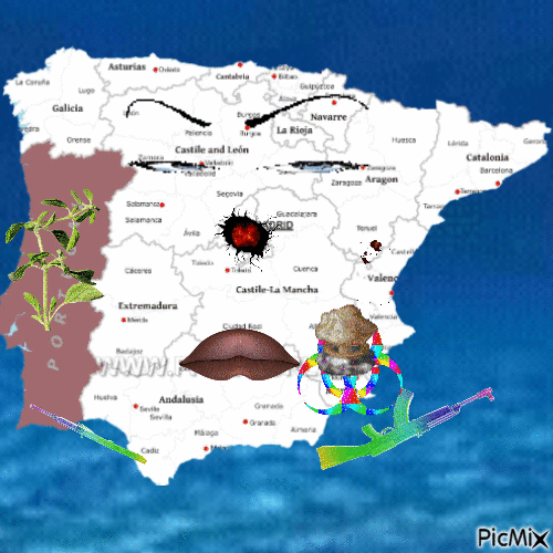 España llora por perro sanxe - GIF animate gratis