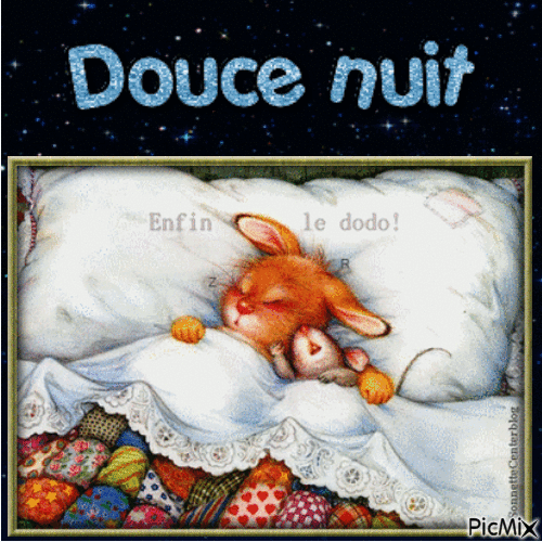 douce nuit - 無料のアニメーション GIF