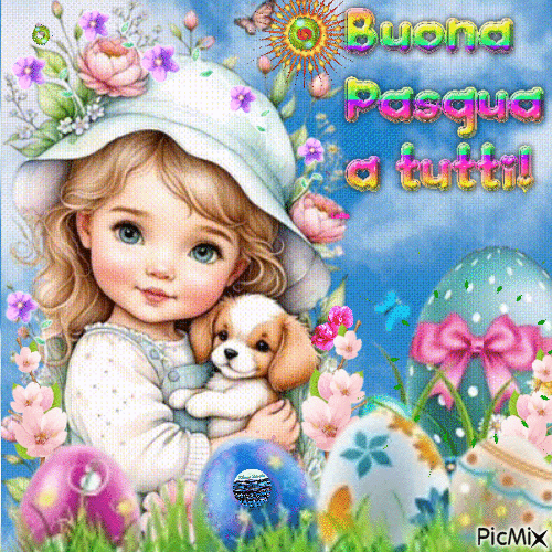 Buona Pasqua a Tutti - Безплатен анимиран GIF