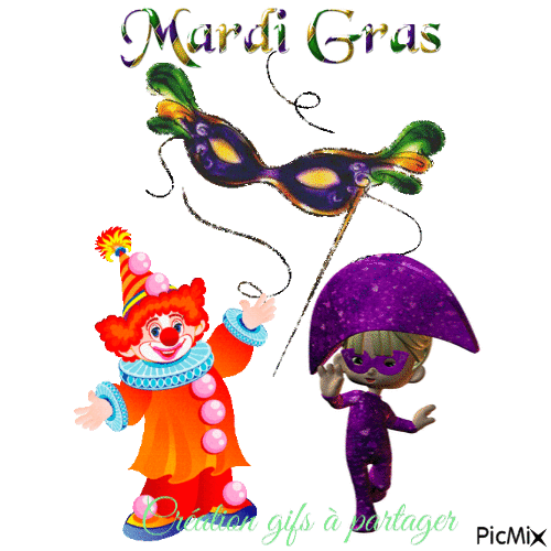 Mardi gras - 無料のアニメーション GIF