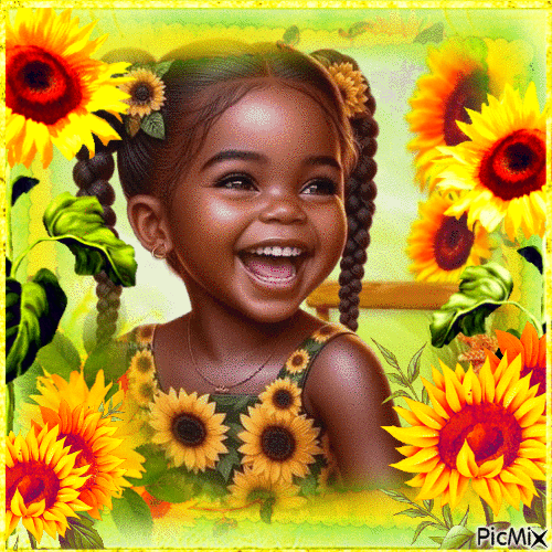Little Sunflower - Bezmaksas animēts GIF