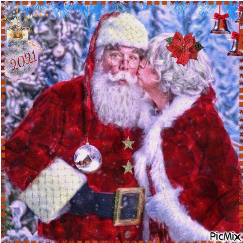 Amor Santa Claus!! - Gratis animeret GIF