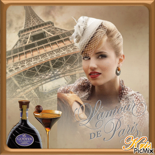 Parisian Lady - Bezmaksas animēts GIF