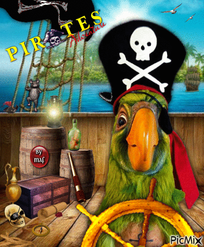 Pirates Aventure - GIF animé gratuit