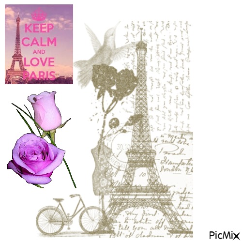 Keep Calm And Love Paris - бесплатно png