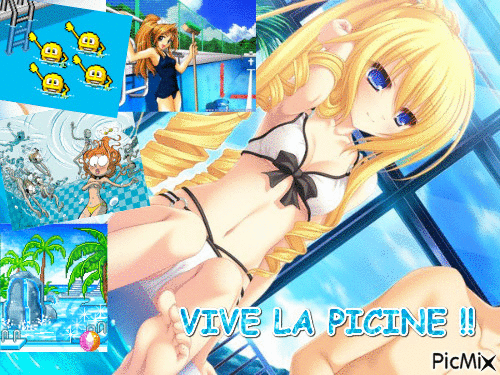 i ♥ piscine - Darmowy animowany GIF