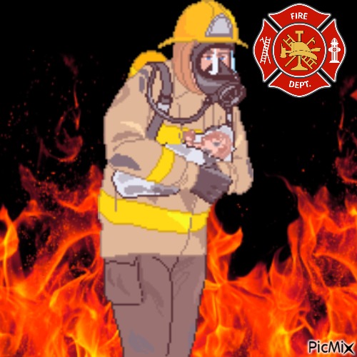 Firefighter - 免费PNG