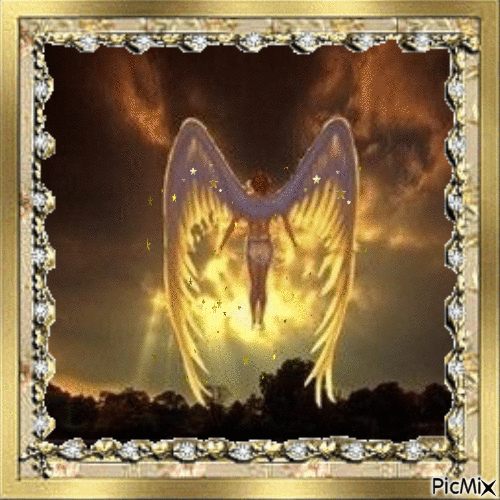 angel goes to heaven - 無料のアニメーション GIF