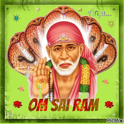 Om Sai Ram ! - GIF animasi gratis