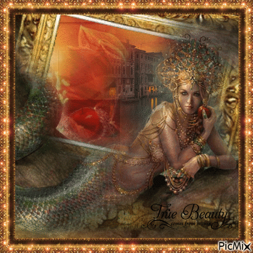 fantasy snake woman - Gratis geanimeerde GIF