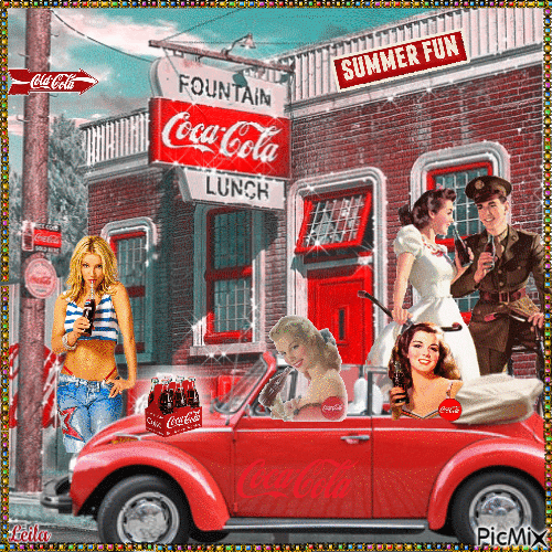 Summer Funn and Coca Cola