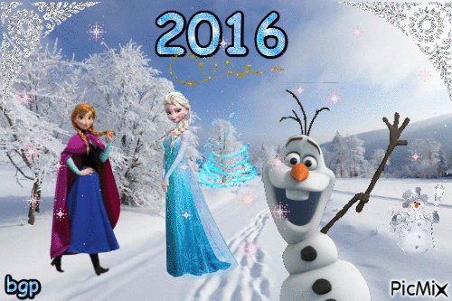 reine des neiges 2016 - GIF animasi gratis