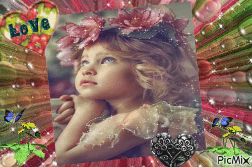 "Precious Little Girl" - Gratis geanimeerde GIF