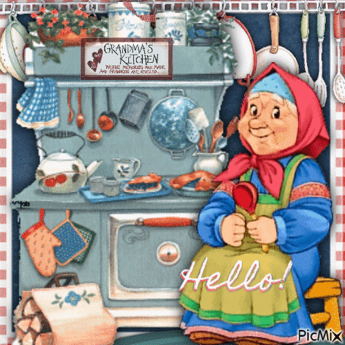 Hello from Kitchen-RM-08-16-23 - Free animated GIF