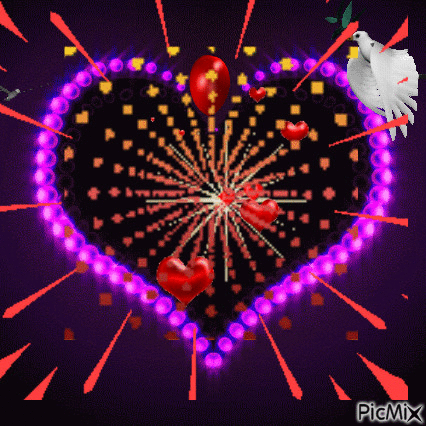 Mis corazones - Darmowy animowany GIF