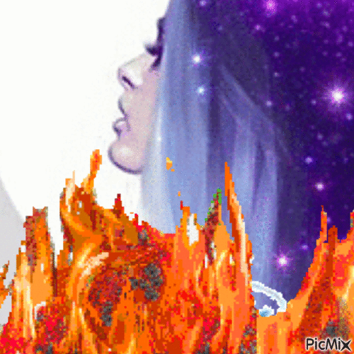Fire and Tears - GIF animado gratis