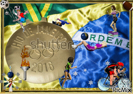 **** OLYMPIQUES À RIO 2016...!!!! **** - GIF เคลื่อนไหวฟรี
