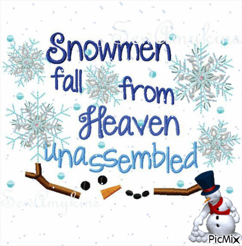 Snowmen - GIF animado gratis