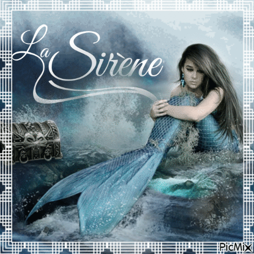 La sirène - Бесплатный анимированный гифка