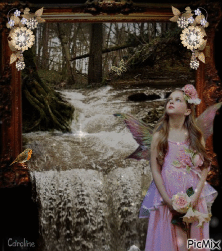 fairy in the forest - Free animated GIF