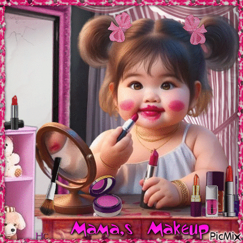 Mama,s Makeup - GIF animado gratis