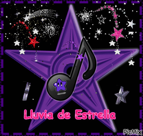 Noche de Lluvia de Estrellas - Бесплатный анимированный гифка