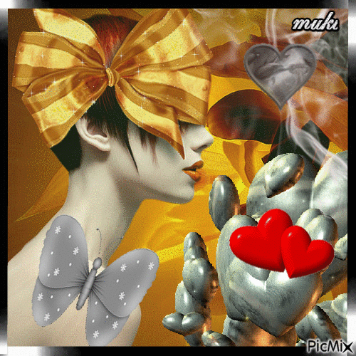For you Fleurs49♥♥♥ Kiss! - GIF animé gratuit